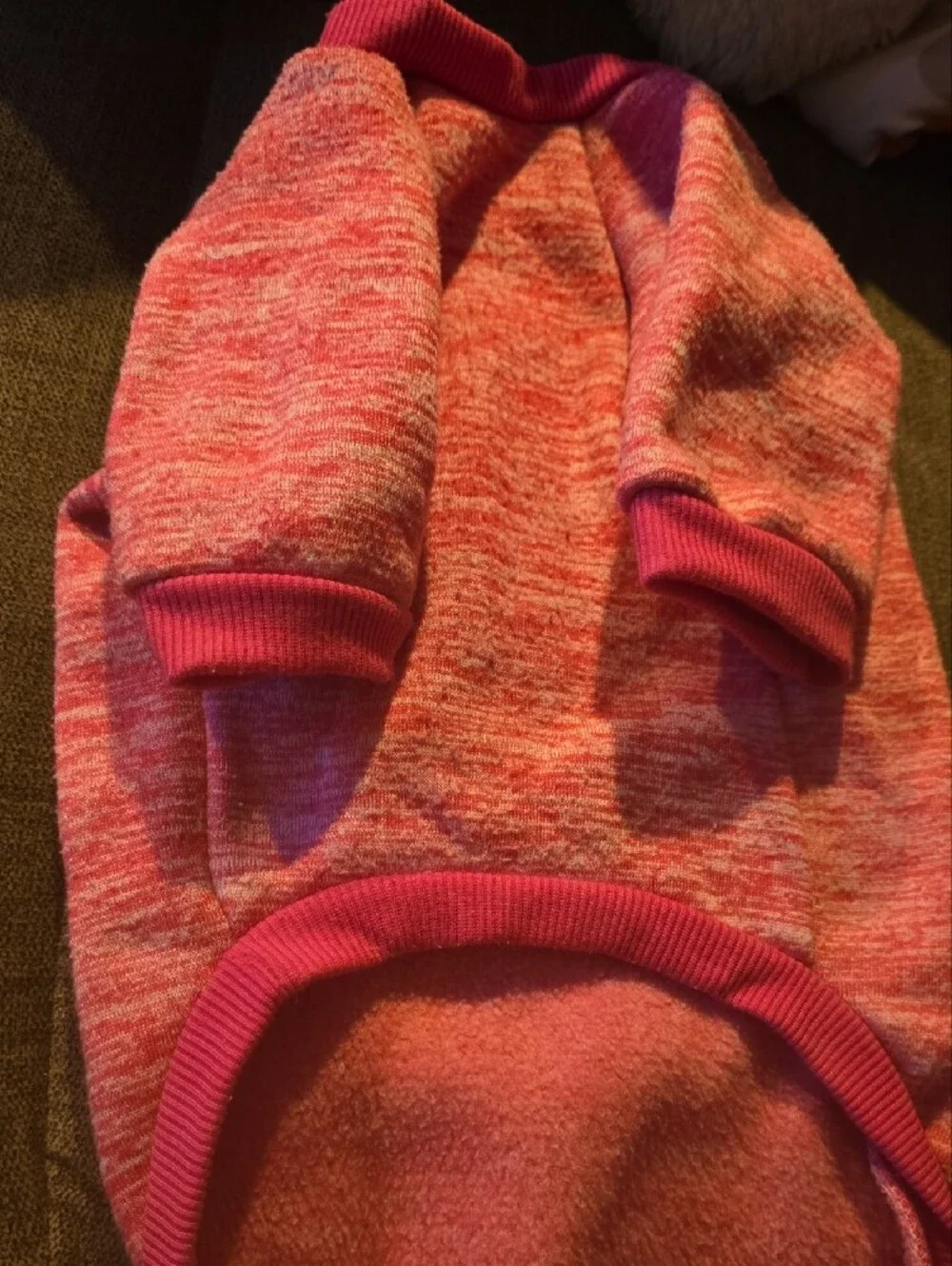 Pink And Purple Heather Dog Sweater – Soft Knit Pet Pullover